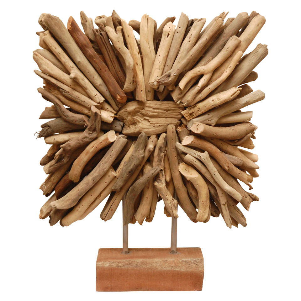 A Contemporary Driftwood Table Sculpture at 1stdibs