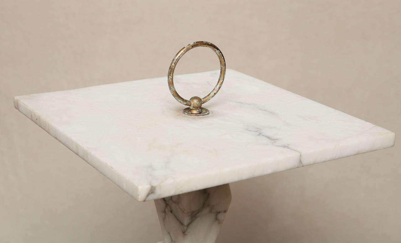 Mid-20th Century Marble Smoking Stand