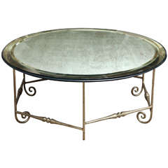 Round Gilded Coffee Table
