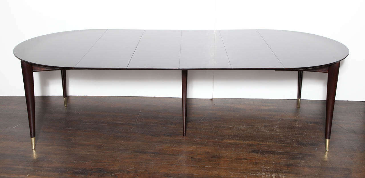 Italian Circular Dining Table by Gio Ponti for M. Singer & Sons