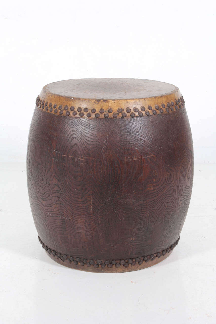 Chinese Hilltribe / Dong or Miao People Drum table mid 20th Century For Sale 3