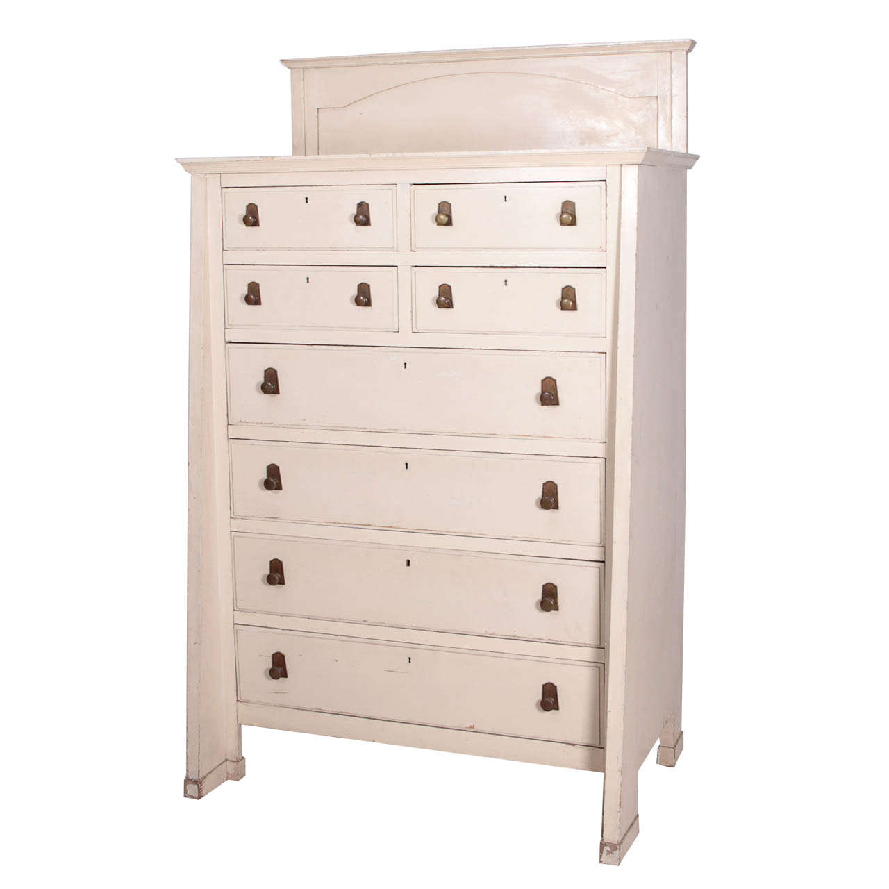 George Washington Maher "Rockledge" American Arts & Crafts tall chest of drawers 1911-12 For Sale