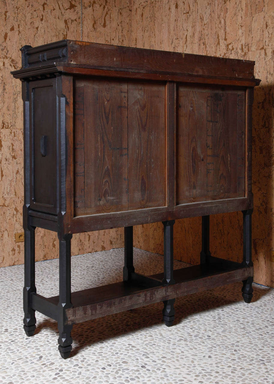 Antwerp Ebonized Oak Cabinet 2