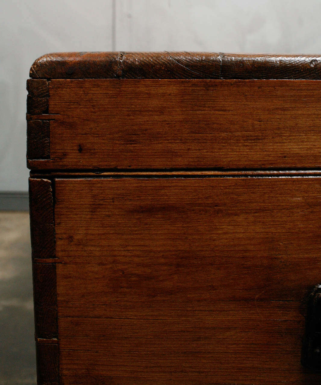 19th c. English Pine Chest/Blanket Box 2