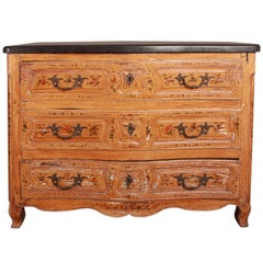 Commode dipinta Luigi XV del XVIII secolo