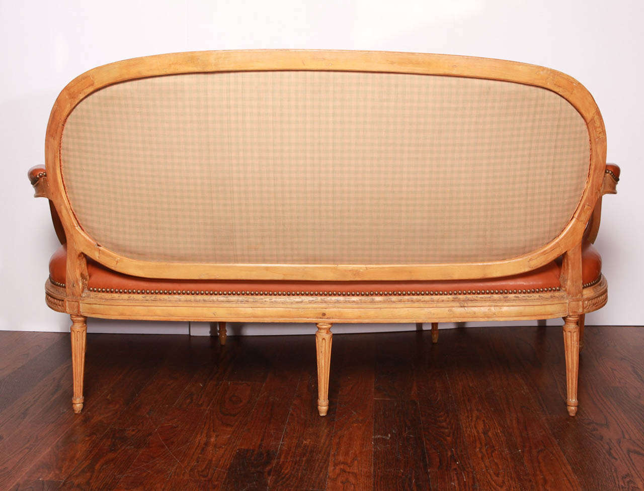 Louis XVI Beechwood Settee 2