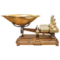 Vintage English Bush and Hall Grocery Scale