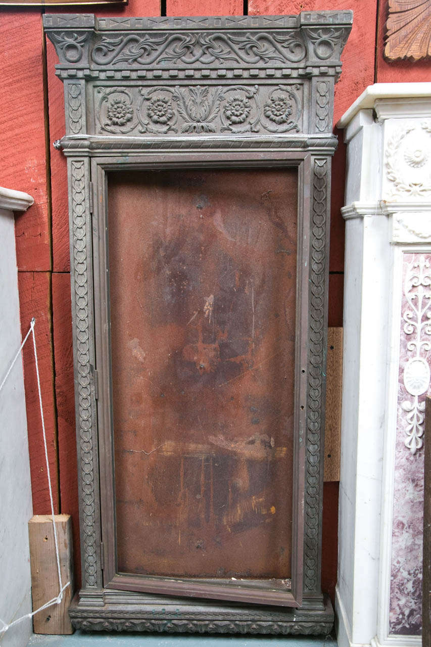 This antique bronze directory / signage comes from the late 1890's.  It has a prominent look for advertising, restaurant, office, or bank use.  It has a timeless elegance.  This bronze plaque provides an image of prestige and permanence.
Bronze