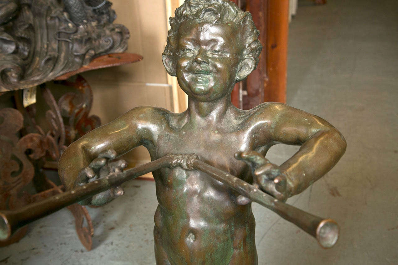 nude boy statue