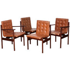 Brazilian Rosewood Dining Chairs