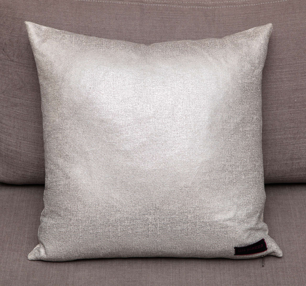 American Custom-Made Hand-Painted Metallic Pillows For Sale