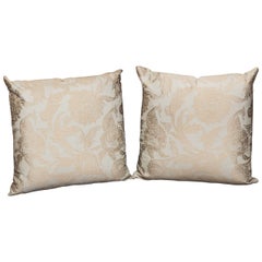 British Colonial Silk Elegant Pillows by Arlene Angard