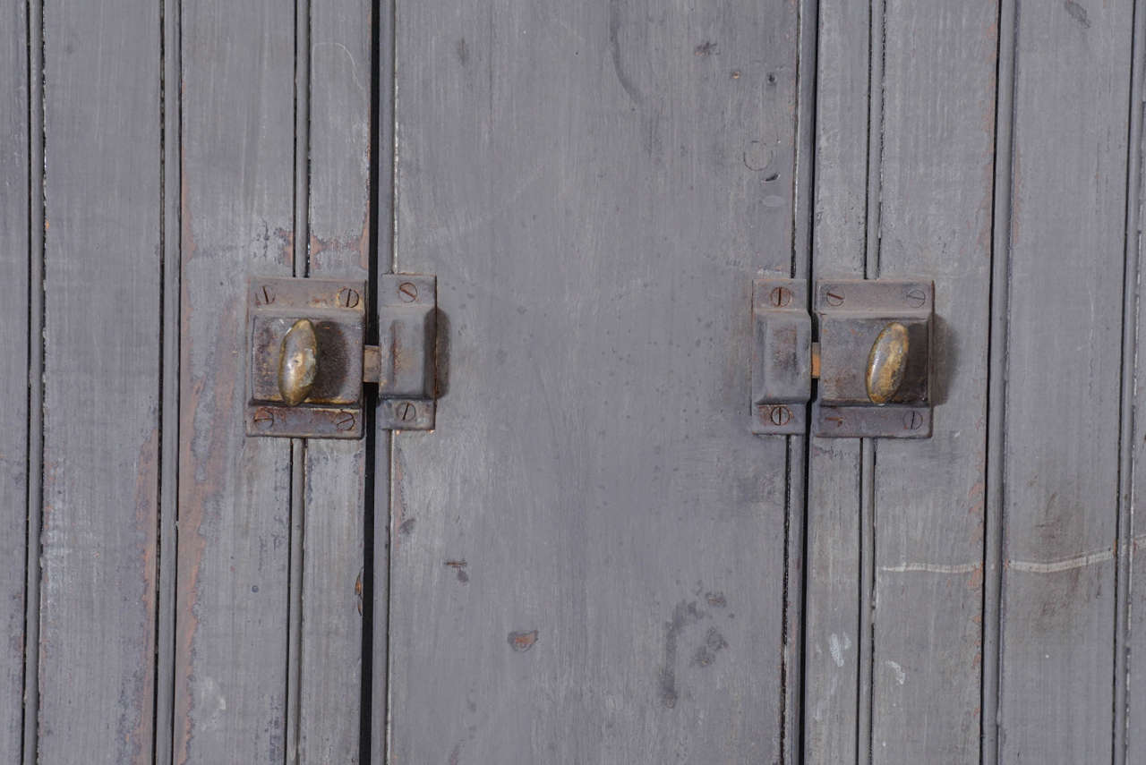 Painted Antique Country Kitchen Cupboard