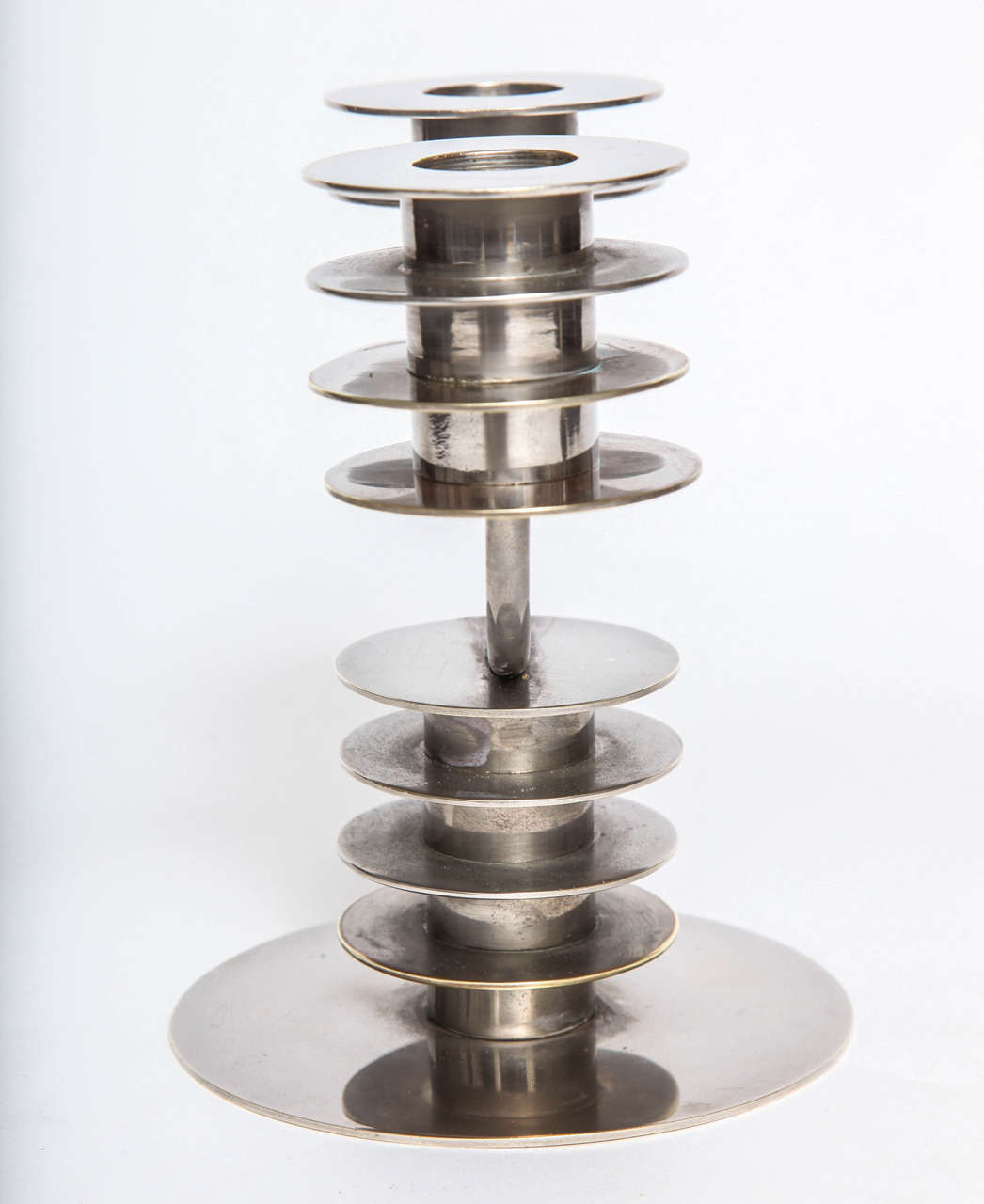 Paar Art-Déco-Kerzenständer von Marc Erol für La Cremaillere, 1930 im Zustand „Hervorragend“ im Angebot in New York, NY