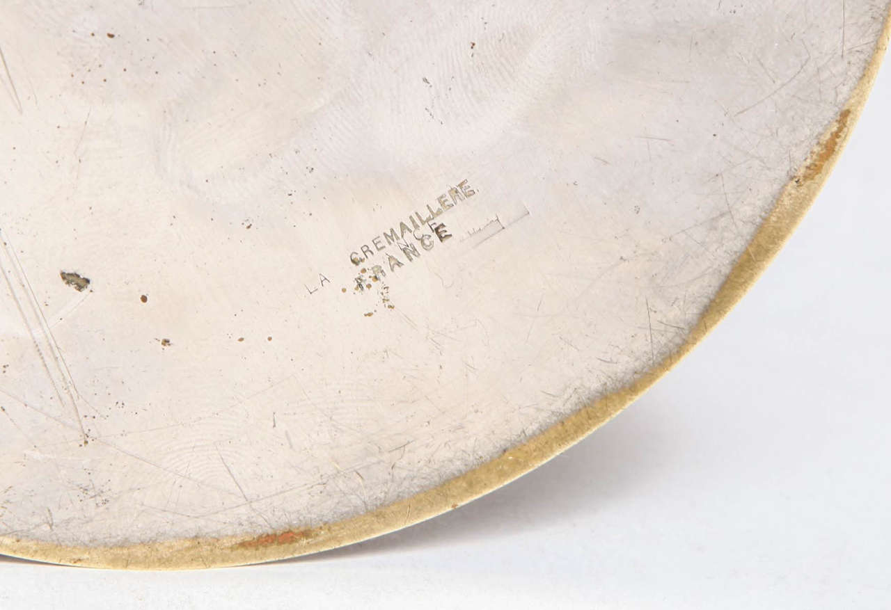 Paar Art-Déco-Kerzenständer von Marc Erol für La Cremaillere, 1930 (Mitte des 20. Jahrhunderts) im Angebot
