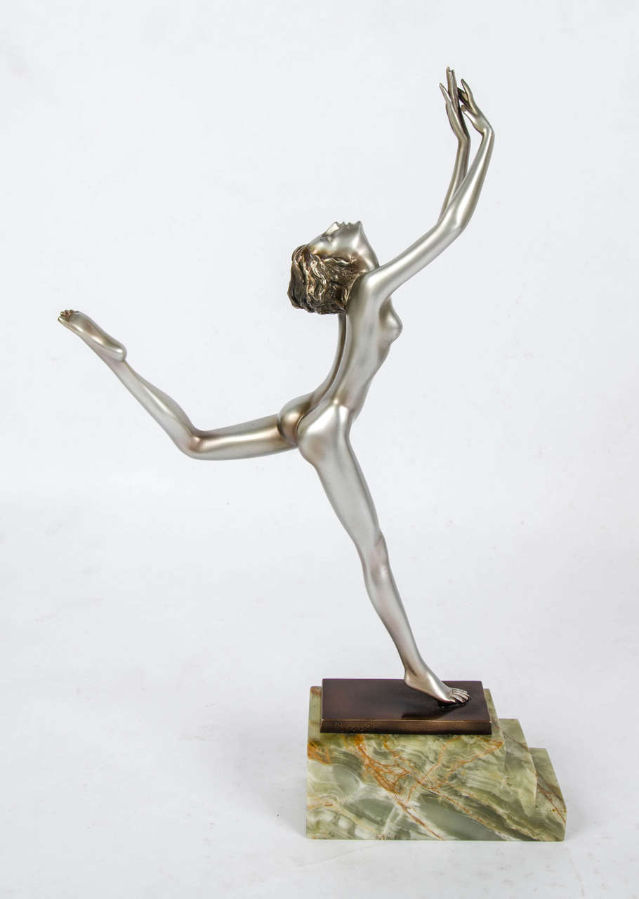 Art Deco Bronze Figure by Lorenzl