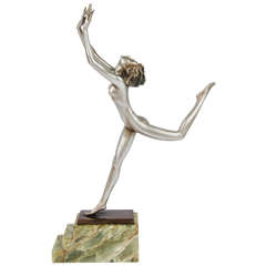 Art Deco Bronze Figure by Lorenzl