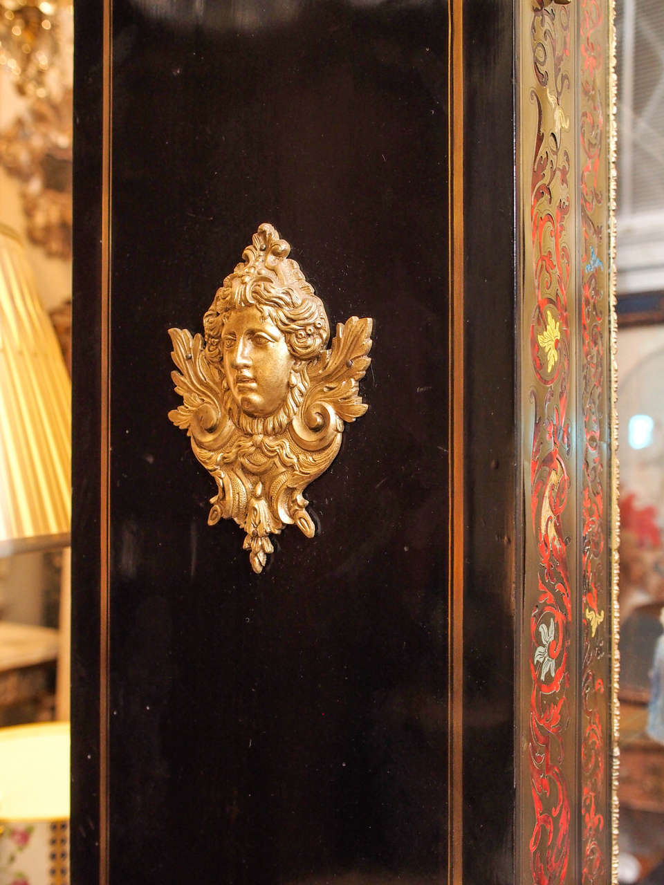 French Napoleon III Boulle Style Secretaire Bookcase 4
