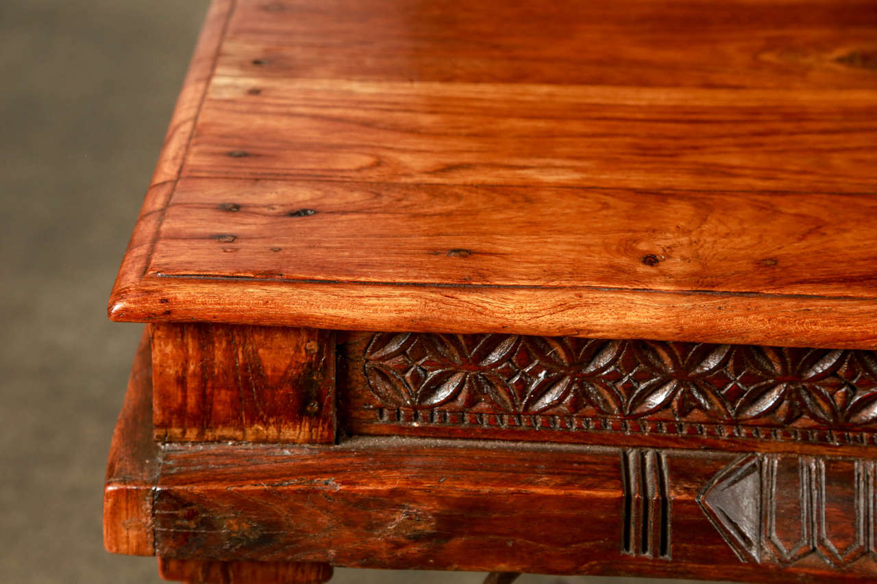 Hand-Carved Anglo-Indian Coffee Table