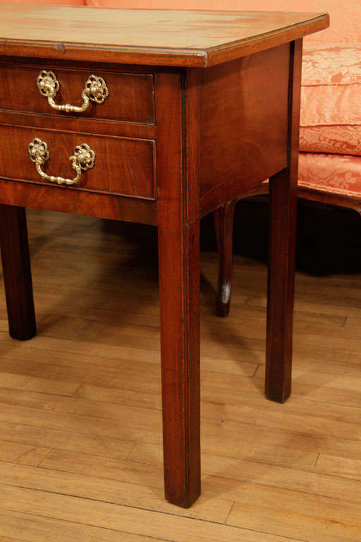 George III. mahogany lowboy