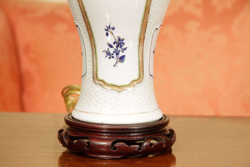 A pair of Chinese Export garnitures, 18th Century electrified