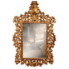 Opulent Italian Rococo Mirror C. 1880