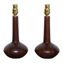 pair of Rosewood Lamps