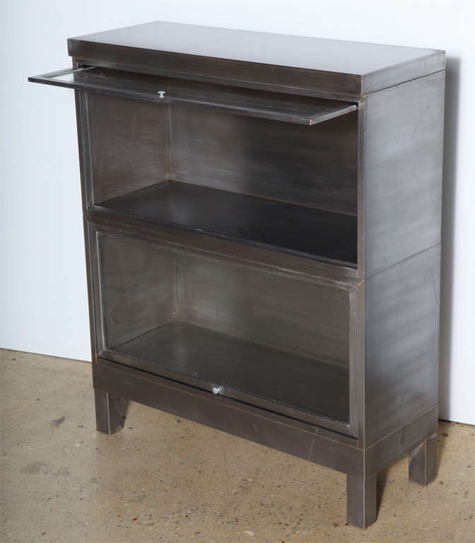 barrister metal bookcase