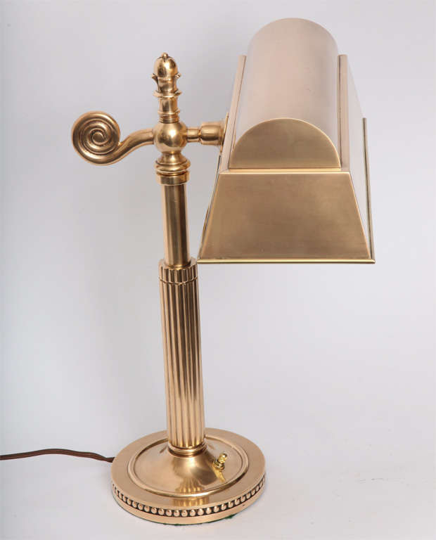 A  Bronze Art Deco table lamps by Walter Kantack.
One Availabe