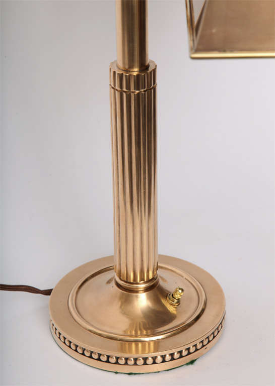 American A Bronze Art Deco Table Lamps by Walter Kantack