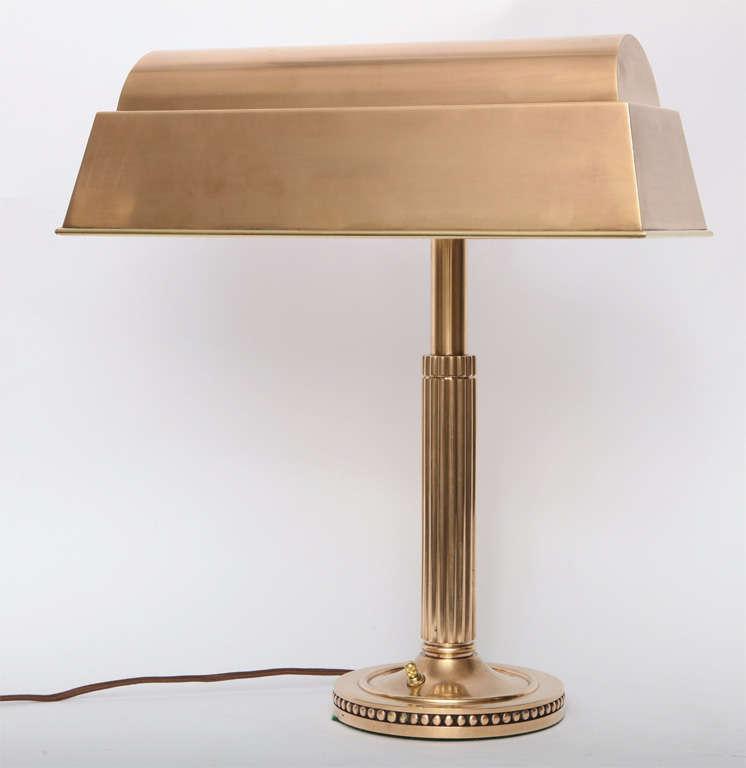 A Bronze Art Deco Table Lamps by Walter Kantack 1