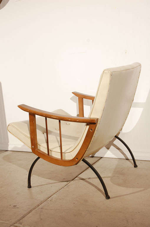 Rare Milo Baughman for Thayer Coggin Scoop Armchair. 1