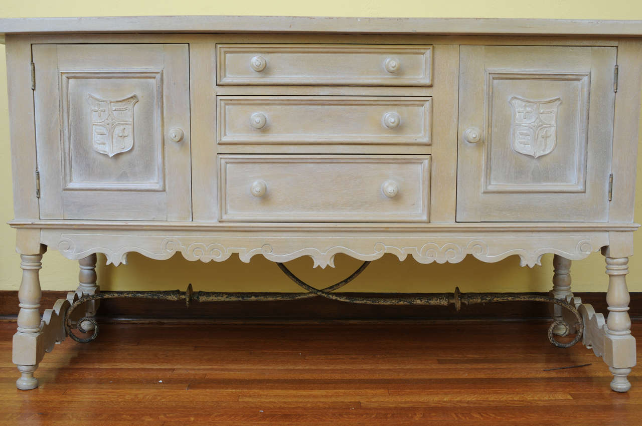 American Addison Mizner Spanish Revival Sideboard