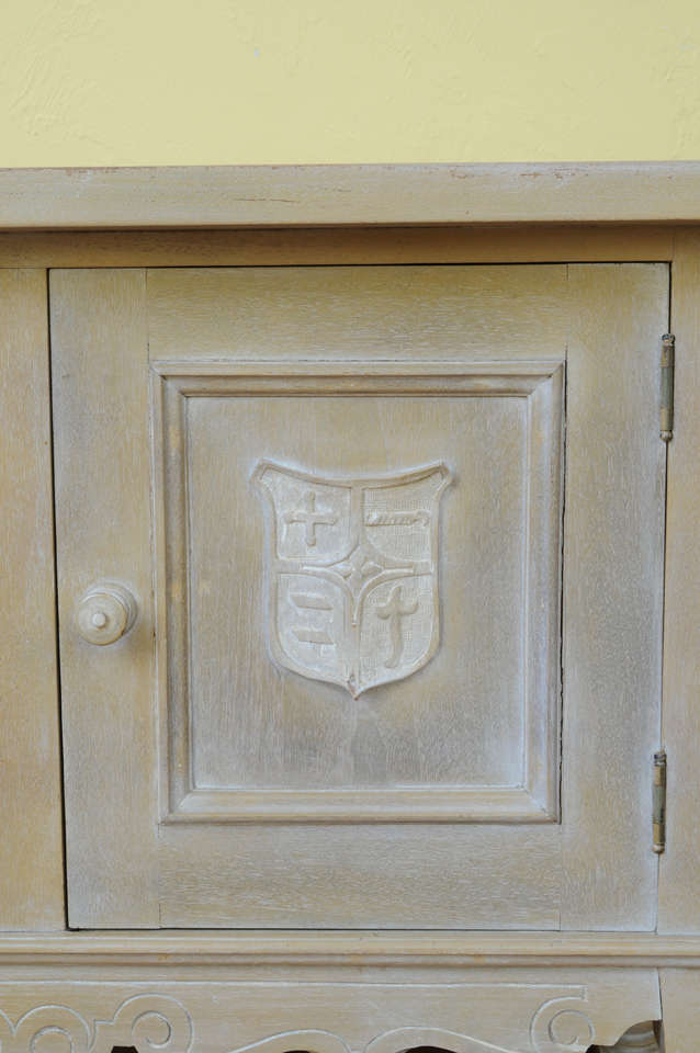 Wood Addison Mizner Spanish Revival Sideboard
