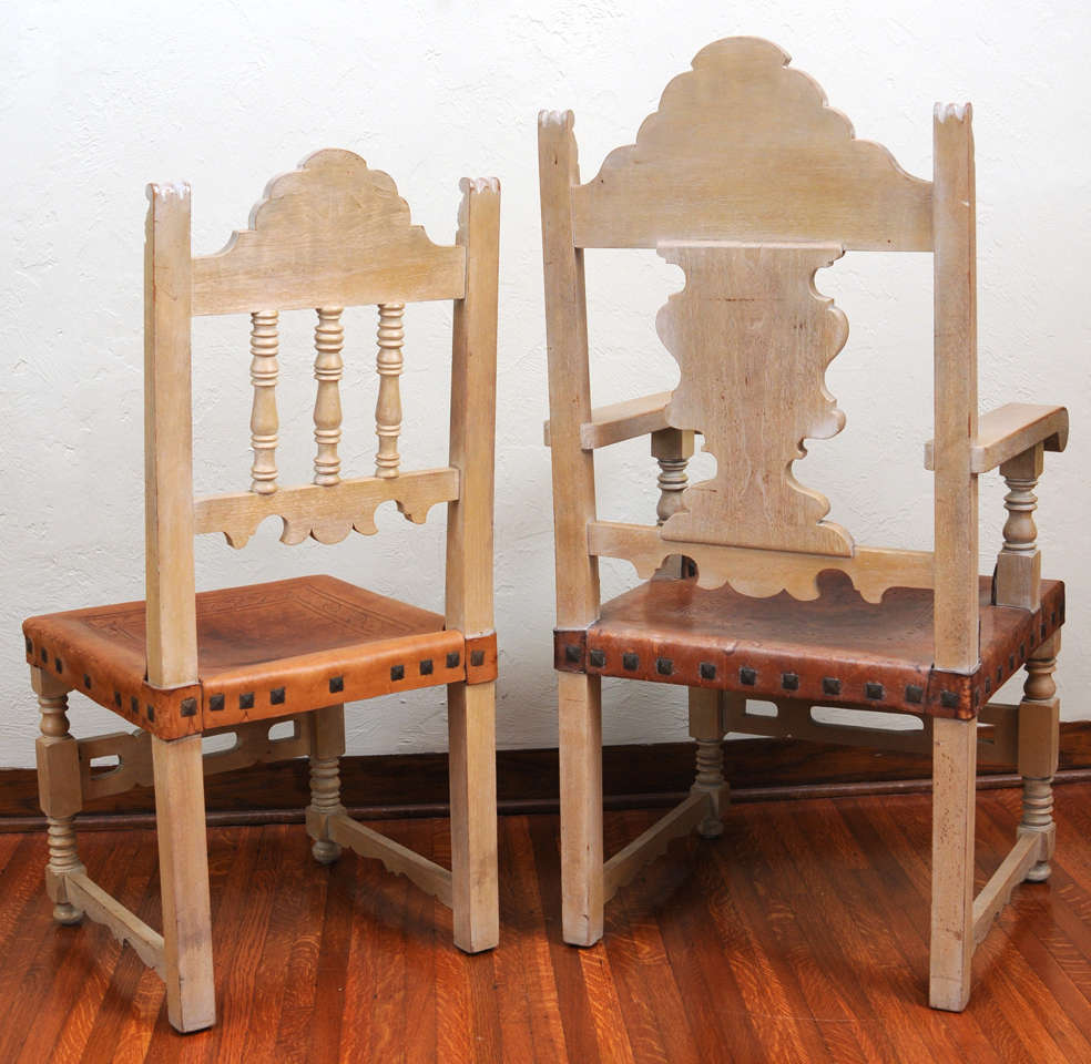 spanish revival dining chairs