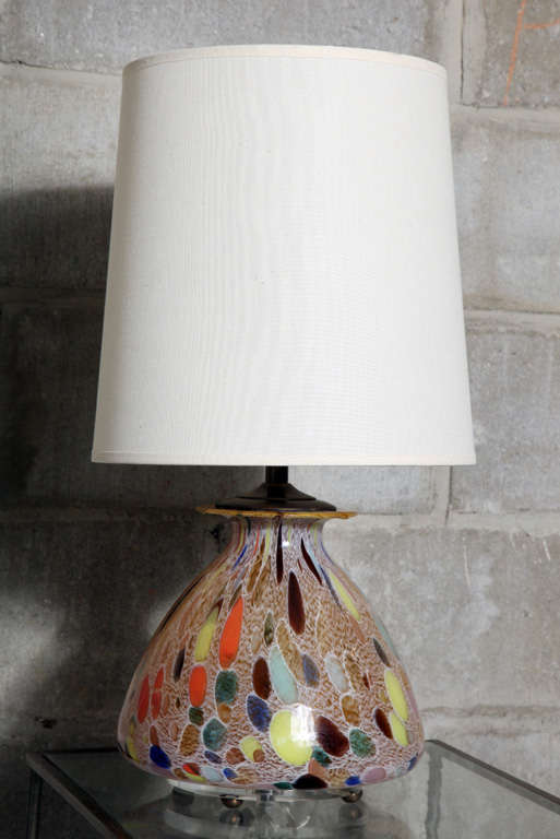 Pair of Sassy Murano Lamps