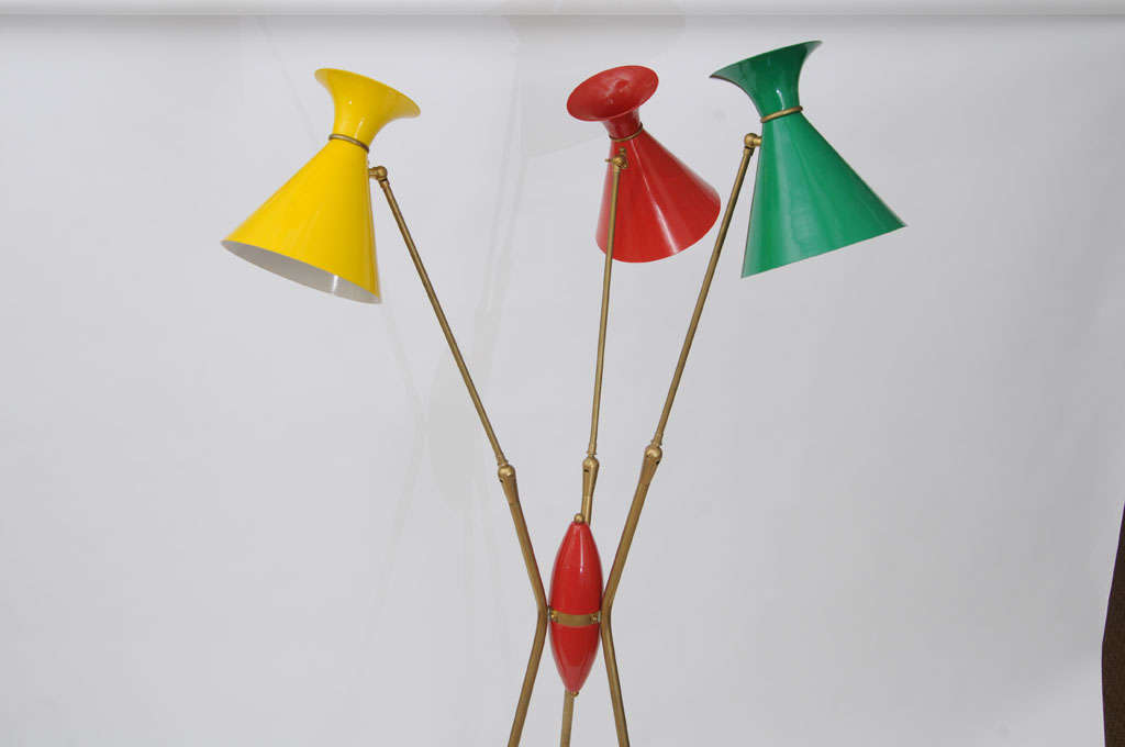 Stilnovo Einzigartige und originelle Stehlampe, Mid-Century Modern, Italien (Moderne der Mitte des Jahrhunderts) im Angebot