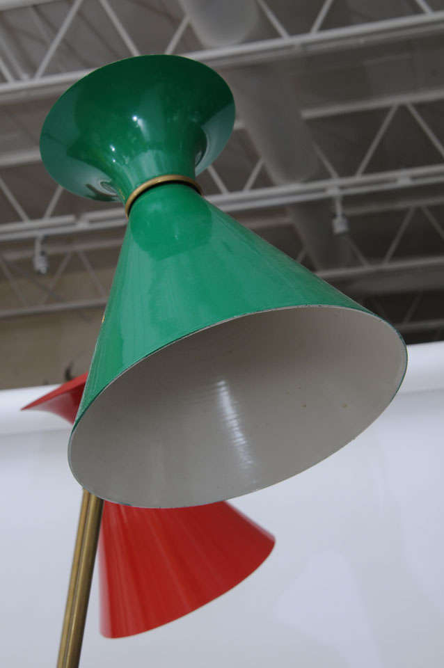 Stilnovo Unique & Original Mid-Century Modern Floor Lamp Italy For Sale 2