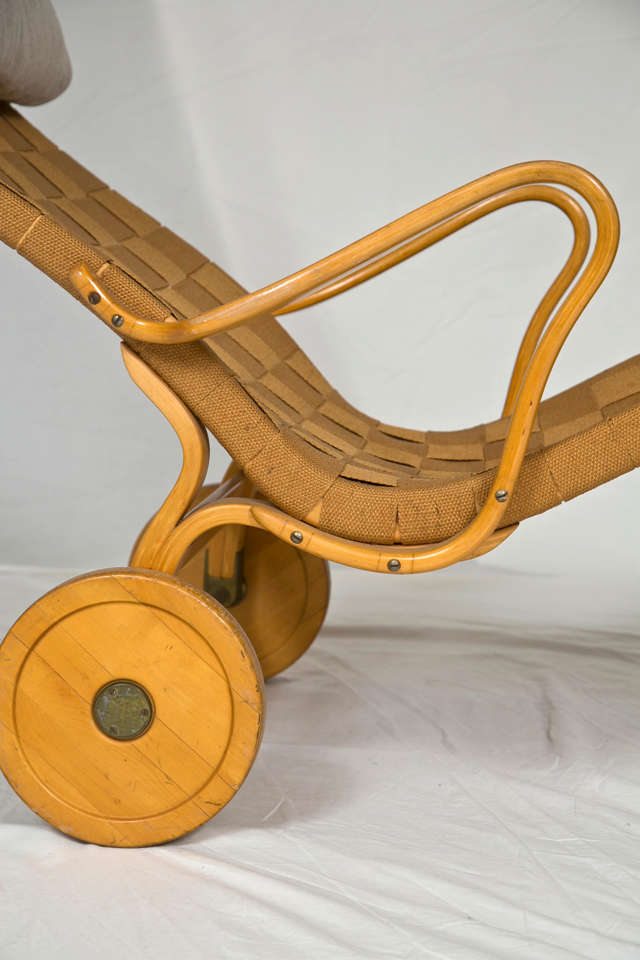 Mid-20th Century Rare Bruno Mathsson Pernilla Lounge Chair  1944