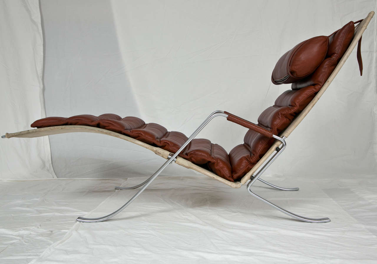Preben Fabricus and Jorgen Kastholm Grasshopper Lounge Chair 1968 3