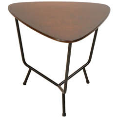 Mid-Century Walnut Side Table CA
