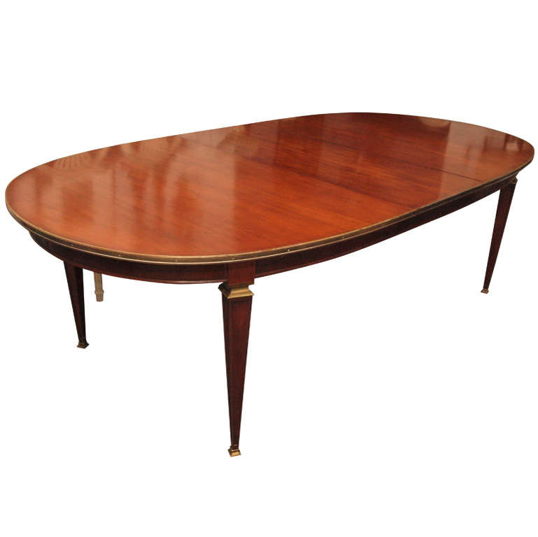 Directoire Style Oval Dining Table