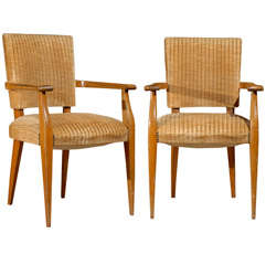 Pair Of Chairs In Sycamore