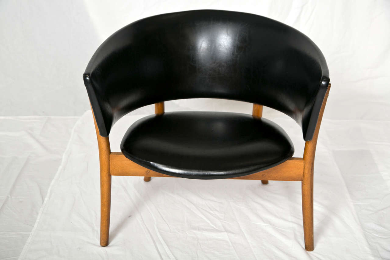Mid-20th Century Nana and George Ditzel Lounge Chair 1952 For Sale