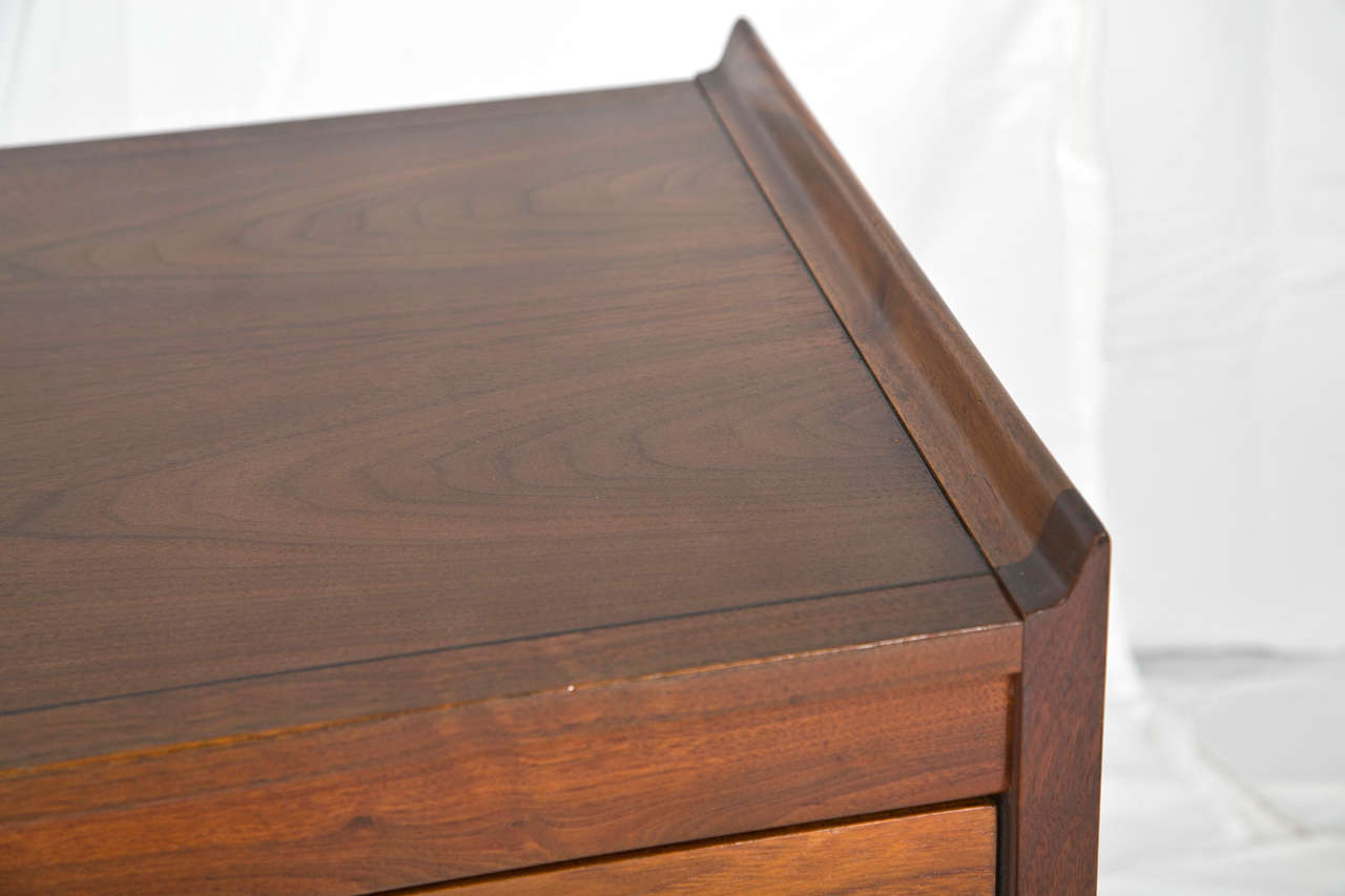 Danish Teak Desk With One Drawer Attributed to Peter Hvidt
