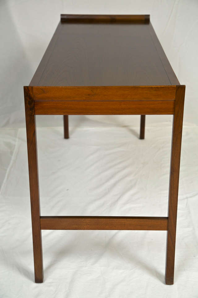 Teak Desk With One Drawer Attributed to Peter Hvidt 2