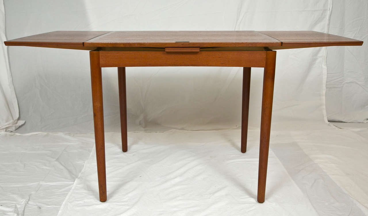 Danish Teak Convertable Dining/Game Table