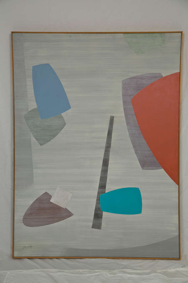 Gail Hammond Butt OIl on Canvas Abstract Painting