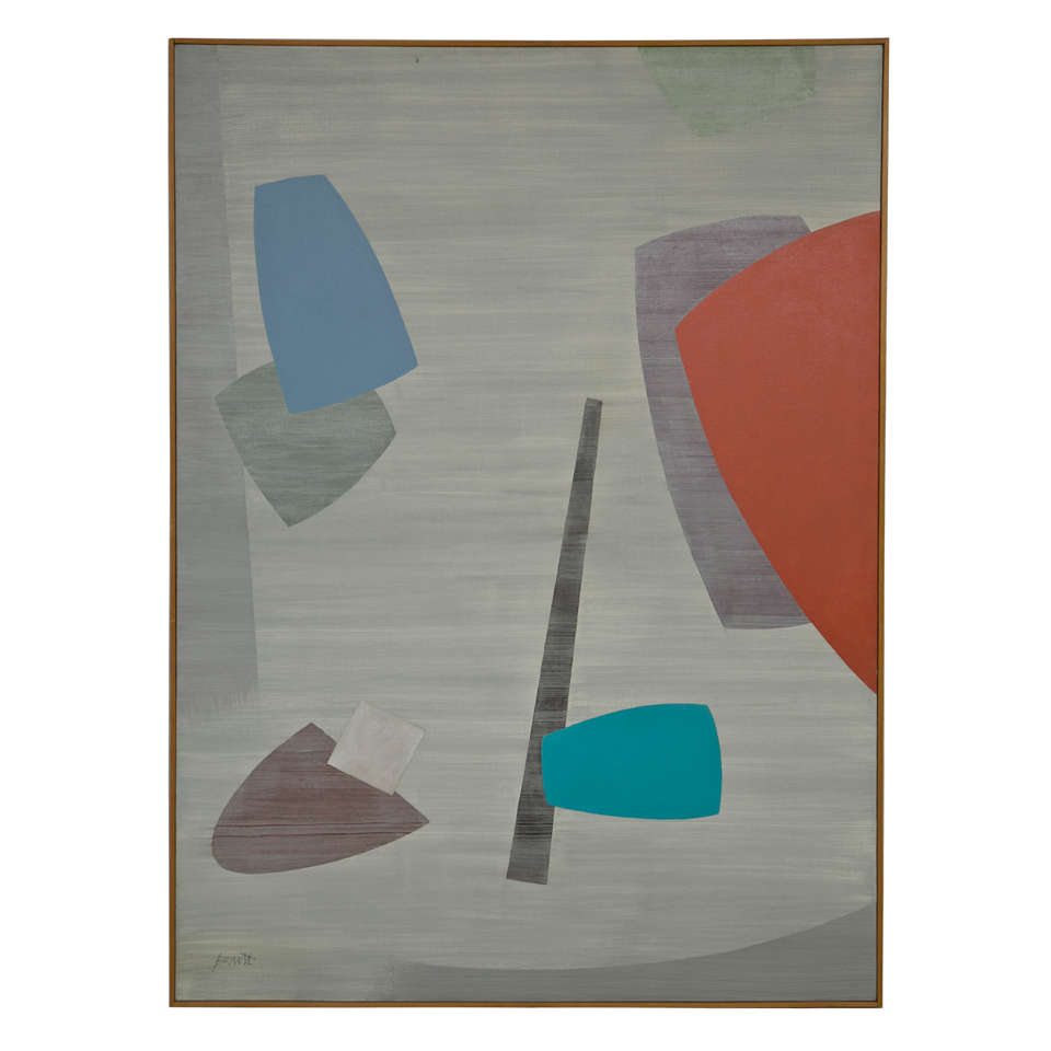 Gail Hammond Butt OIl on Canvas Abstract Painting For Sale