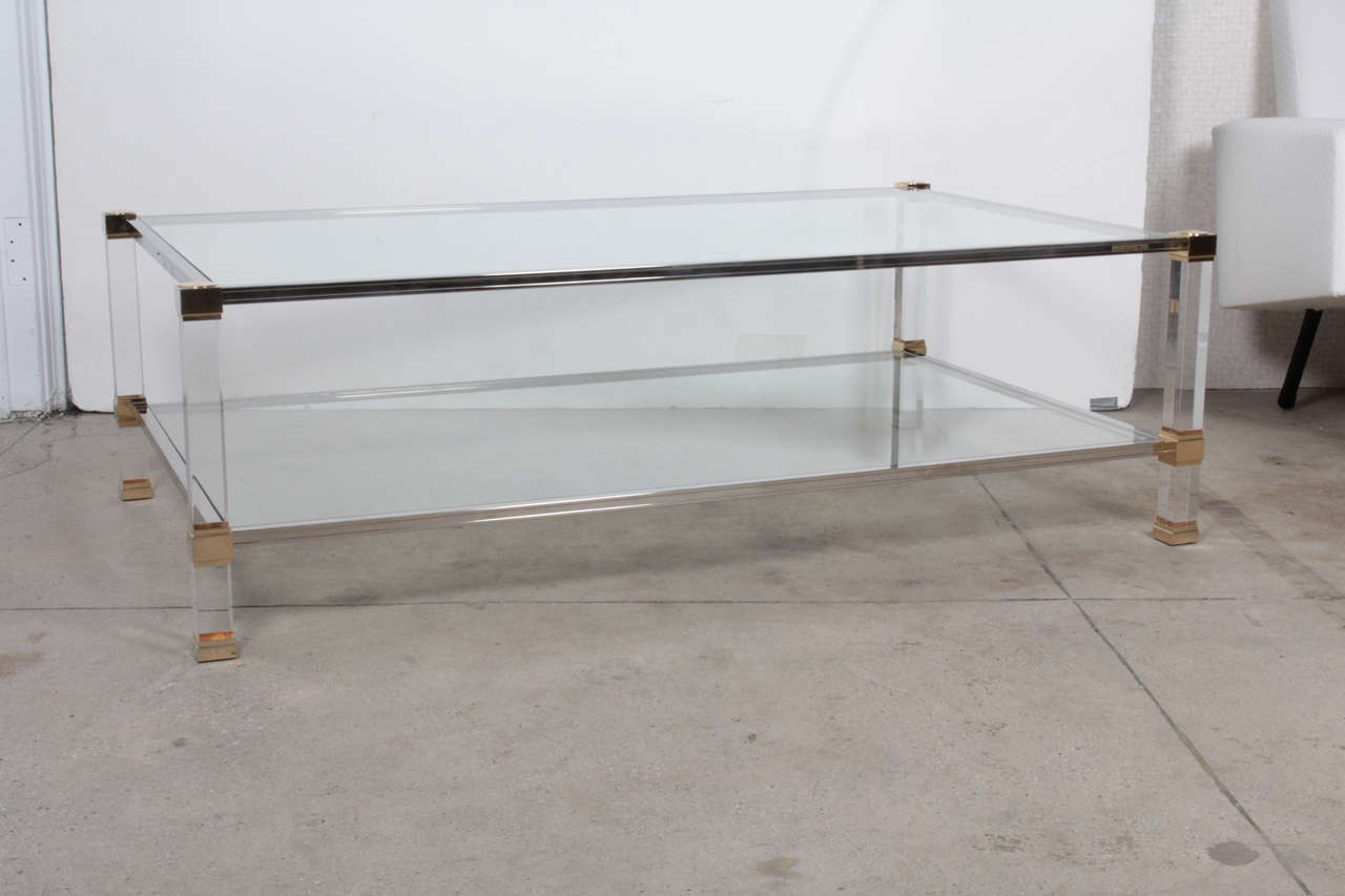 Pierre Vandel Signed Coffee Table In Excellent Condition In New Jersey City, NJ